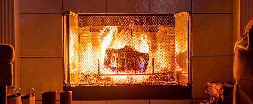 Mendota Hearth Landscape Fireplace Installation in Jupiter, Florida