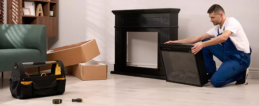 Old Rusted Metal Fireplace Repair And Replacement in Jupiter, FL